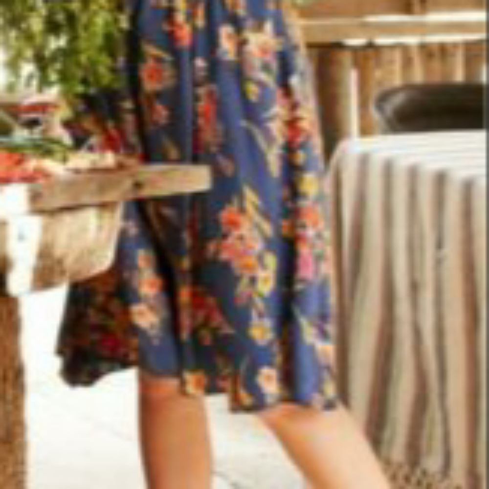 Anthropologie silk skirt